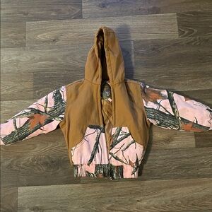 Kids Camouflage Hooded Jacket